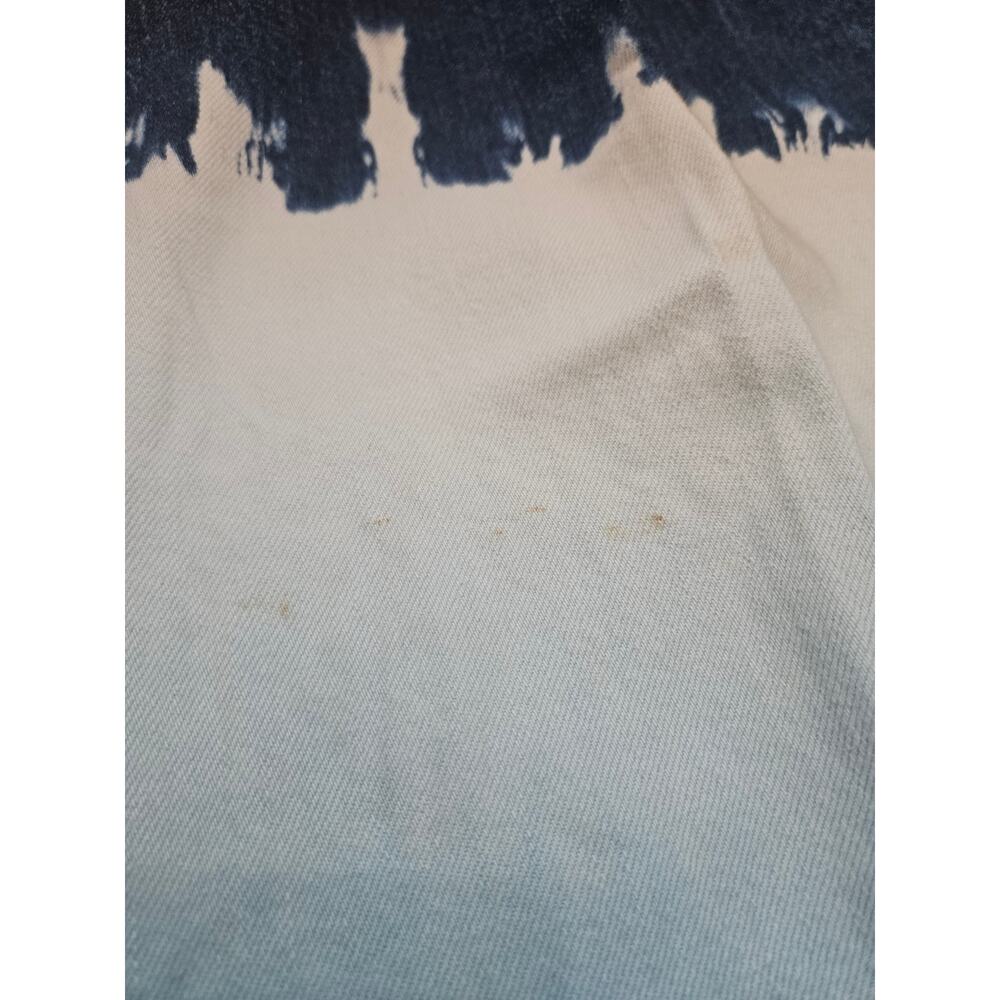 History Iceberg IT 42 US 37 Ombre Dip Dye Wide Leg Jeans Mens Made In Italy - Picture 4 of 14